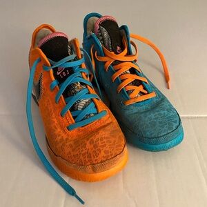 Nike Zoom LeBron James XXT Gen I Primise Blue Orange Shoes Men’s Size 9.5